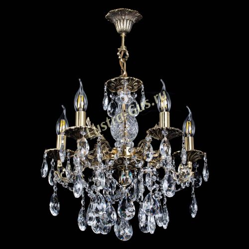 Люстра бронзовая Алфея №5/3 Журавлик в Самаре Гусь Хрустальный