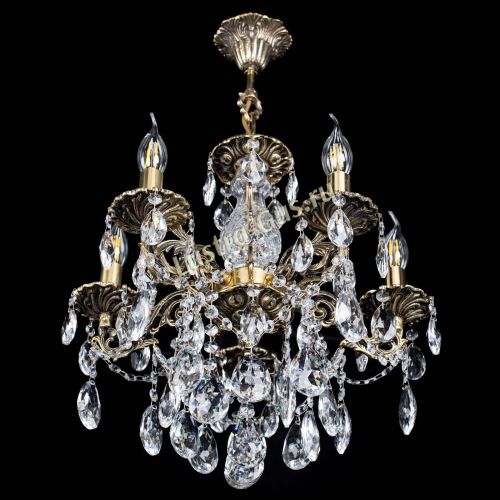 Люстра бронзовая Алфея №5/3 Журавлик в Самаре Гусь Хрустальный