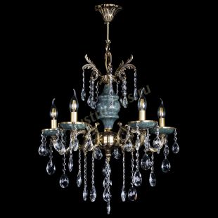 Подвесная люстра Алфея №5 "Малахит" баден