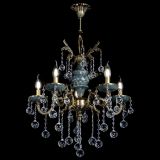 Люстра бронзовая Алфея №5 "Малахит" шар в Самаре