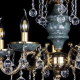 Люстра бронзовая Алфея №5 "Малахит" шар в Самаре