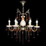 Люстра бронзовая Алфея №6 с камнем шар чайная в Самаре