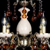 Люстра бронзовая Алфея №6 с камнем шар чайная в Самаре