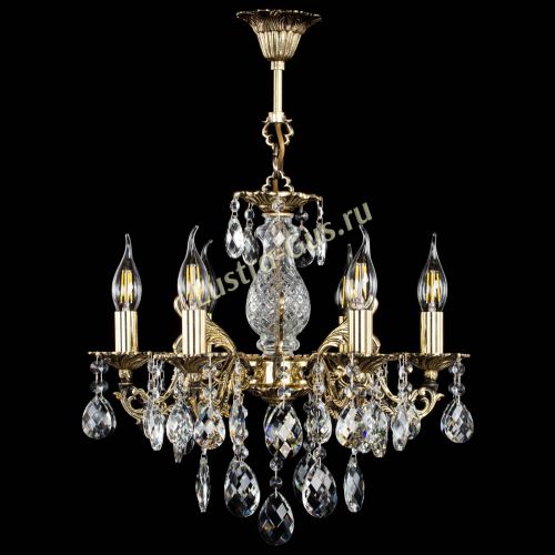 Люстра бронзовая Алфея №6/1 Баден в Самаре Гусь Хрустальный