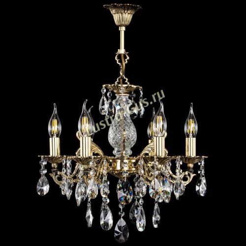 Люстра бронзовая Алфея №6/1 Лучик в Самаре Гусь Хрустальный