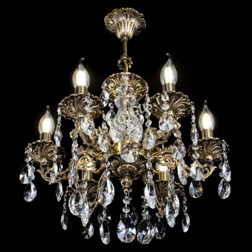 Люстра бронзовая Алфея №6/1 Лучик в Самаре Гусь Хрустальный