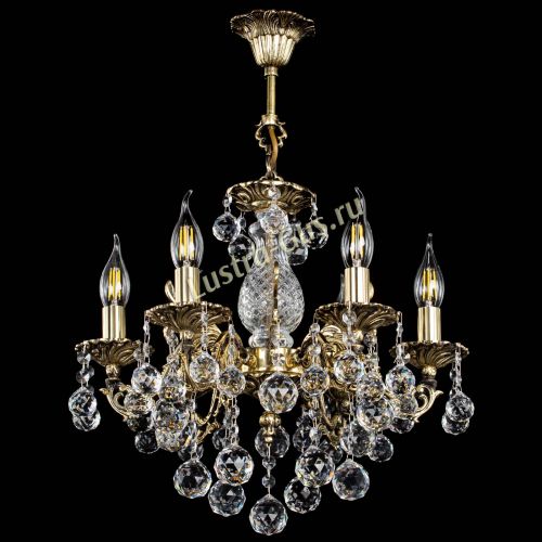 Люстра бронзовая Алфея №6/1 Шар в Самаре Гусь Хрустальный