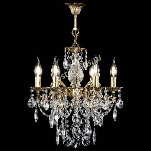 Люстра бронзовая Алфея №6/3 Баден в Самаре Гусь Хрустальный