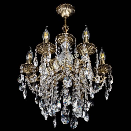 Люстра бронзовая Алфея №6/3 Лучик в Самаре Гусь Хрустальный