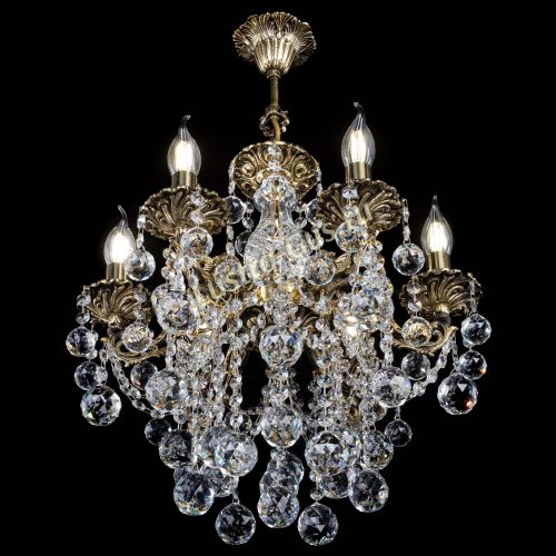 Люстра бронзовая Алфея №6/3 Шар в Самаре Гусь Хрустальный