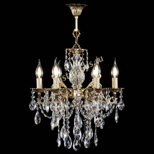 Люстра бронзовая Алфея №6/3 Журавлик в Самаре Гусь Хрустальный