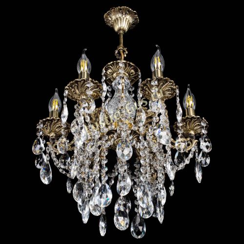 Люстра бронзовая Алфея №6/3 Журавлик в Самаре Гусь Хрустальный