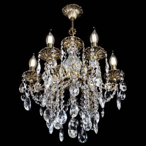 Люстра бронзовая Алфея №6/3 Журавлик в Самаре Гусь Хрустальный