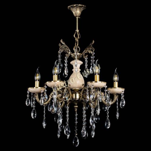 Люстра Алфея №6 с камнем журавлик в Самаре Гусь Хрустальный