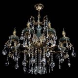 Люстра бронзовая Алфея Малахит №8 баден в Самаре