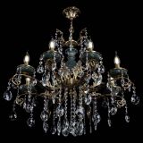 Люстра бронзовая Алфея Малахит №8 баден в Самаре