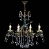 Люстра бронзовая Алфея Малахит №8 шар в Самаре