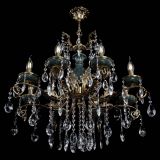 Люстра бронзовая Алфея Малахит №8 журавлик в Самаре