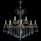 Люстра бронзовая Алфея Малахит №12 шар в Самаре