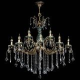 Люстра бронзовая Алфея Малахит №12 журавлик в Самаре