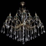 Люстра бронзовая Алфея Малахит №12 звездочка в Самаре