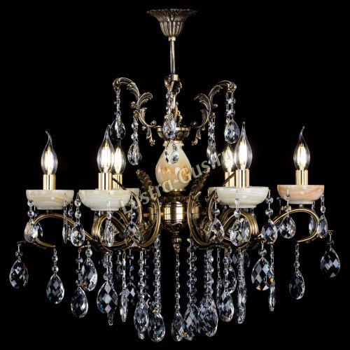 Люстра бронзовая Алфея Оникс №6/2 баден в Самаре Гусь Хрустальный