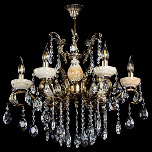 Люстра бронзовая Алфея Оникс №6/2 звездочка в Самаре Гусь Хрустальный