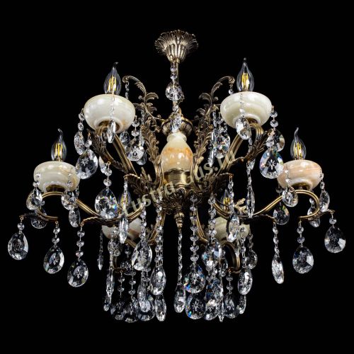 Люстра бронзовая Алфея Оникс №6/2 звездочка в Самаре Гусь Хрустальный