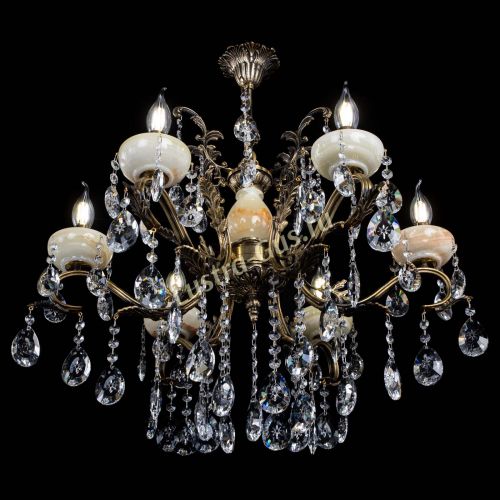 Люстра бронзовая Алфея Оникс №6/2 звездочка в Самаре Гусь Хрустальный