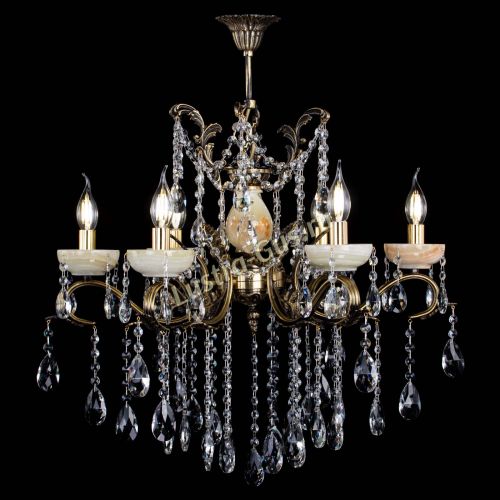 Люстра бронзовая Алфея Оникс №6 журавлик в Самаре Гусь Хрустальный