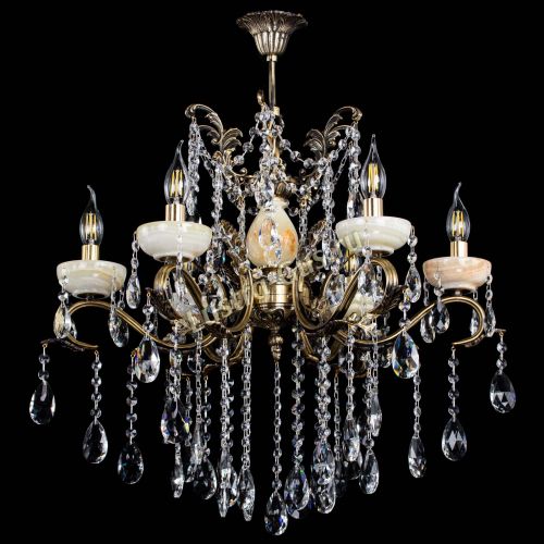 Люстра бронзовая Алфея Оникс №6 журавлик в Самаре Гусь Хрустальный