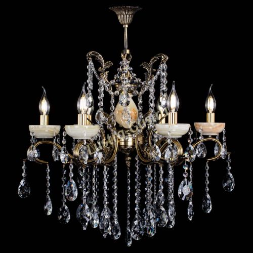 Люстра бронзовая Алфея Оникс №6 звездочка в Самаре Гусь Хрустальный