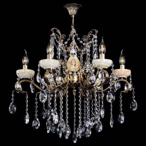 Люстра бронзовая Алфея Оникс №6 звездочка в Самаре Гусь Хрустальный