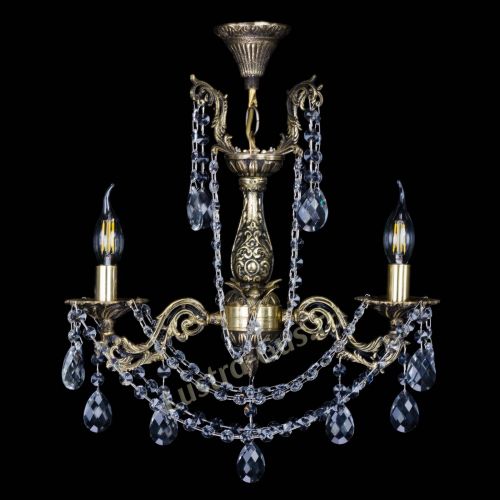 Бронзовая люстра Ариадна №2 Баден в Самаре Гусь Хрустальный