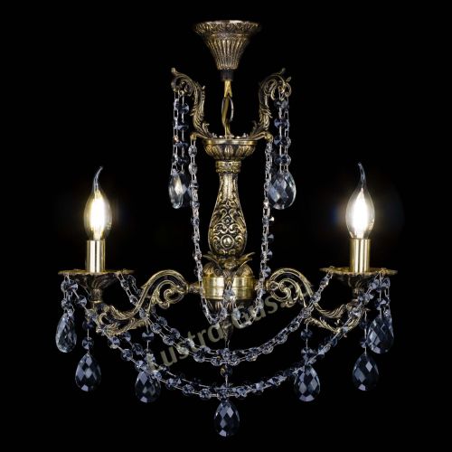 Бронзовая люстра Ариадна №2 Баден в Самаре Гусь Хрустальный