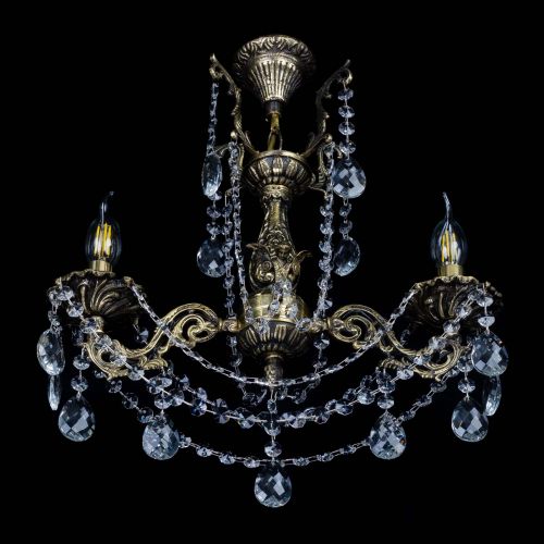 Бронзовая люстра Ариадна №2 Баден в Самаре Гусь Хрустальный