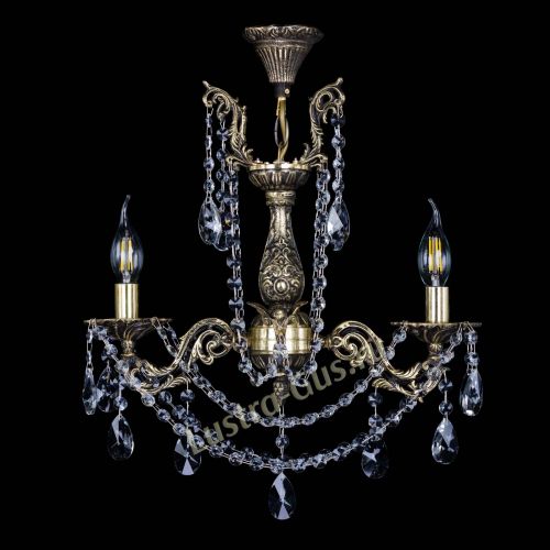 Бронзовая люстра Ариадна №2 Лучик в Самаре Гусь Хрустальный