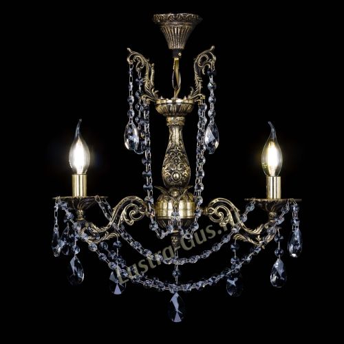 Бронзовая люстра Ариадна №2 Лучик в Самаре Гусь Хрустальный