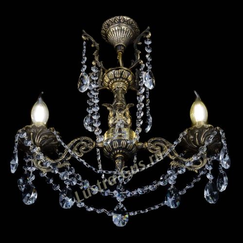 Бронзовая люстра Ариадна №2 Лучик в Самаре Гусь Хрустальный