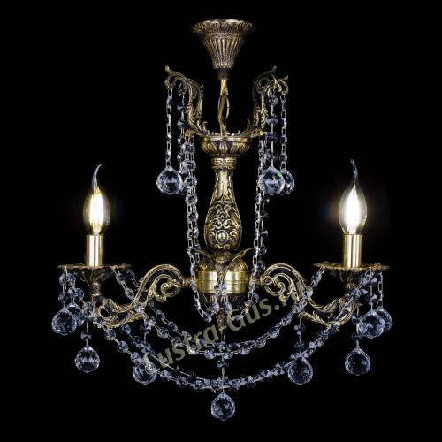 Люстра бронзовая Ариадна №2 Шар в Самаре Гусь Хрустальный