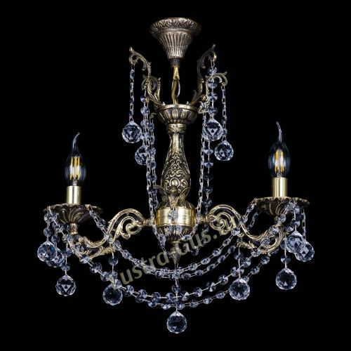 Люстра бронзовая Ариадна №2 Шар в Самаре Гусь Хрустальный