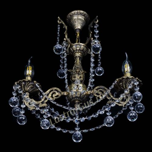 Люстра бронзовая Ариадна №2 Шар в Самаре Гусь Хрустальный