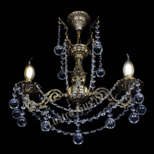 Люстра бронзовая Ариадна №2 Шар в Самаре Гусь Хрустальный