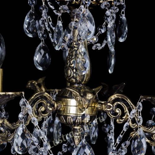 Люстра бронзовая Ариадна №3 Баден в Самаре Гусь Хрустальный