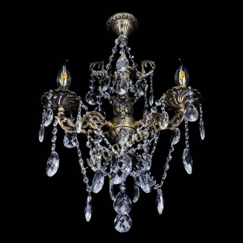 Люстра бронзовая Ариадна №3 Баден в Самаре Гусь Хрустальный