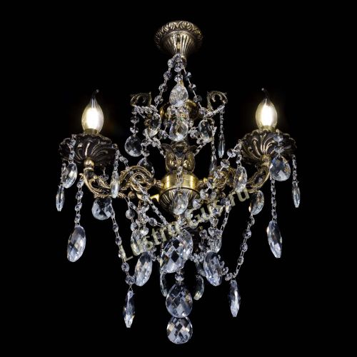 Люстра бронзовая Ариадна №3 Баден в Самаре Гусь Хрустальный