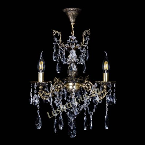 Бронзовая люстра Ариадна №3 Лучик в Самаре Гусь Хрустальный