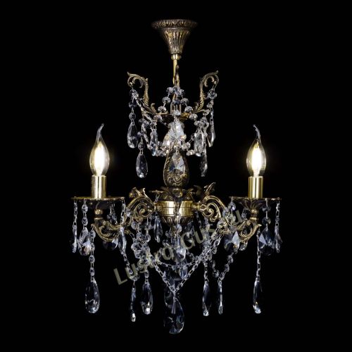 Бронзовая люстра Ариадна №3 Лучик в Самаре Гусь Хрустальный