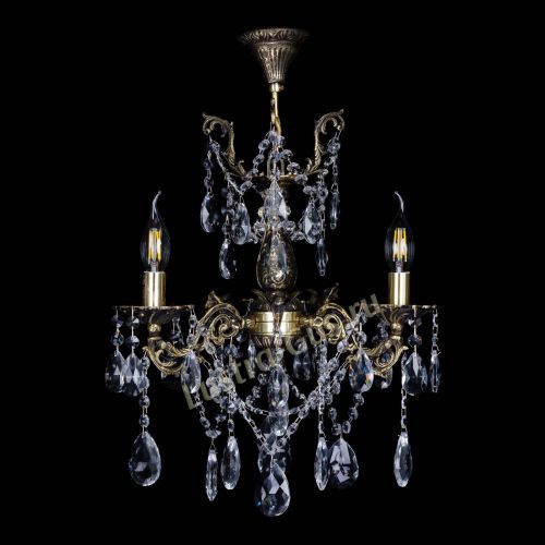 Люстра бронзовая Ариадна №3 Журавлик в Самаре Гусь Хрустальный