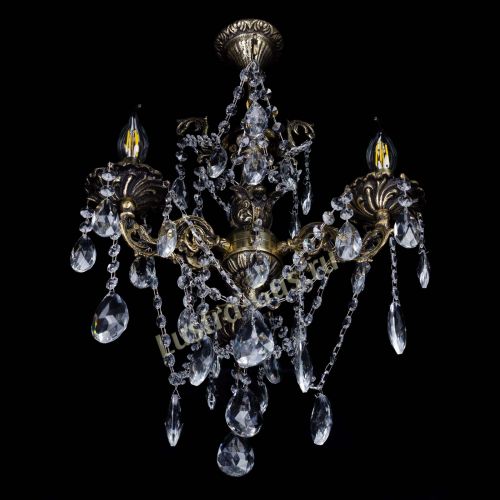 Люстра бронзовая Ариадна №3 Журавлик в Самаре Гусь Хрустальный